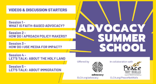 advocacy summer school videos