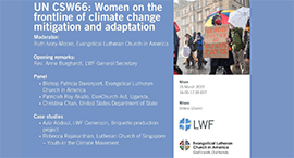 image of Lutheran event with CSW66