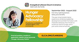 2022-23 hunger advocacy fellow openings