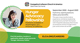 2022-23 hunger advocacy fellow openings