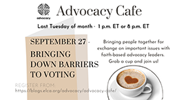 advocacy cafe voting barriers