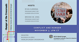 hunger at crossroads hunger and conflict